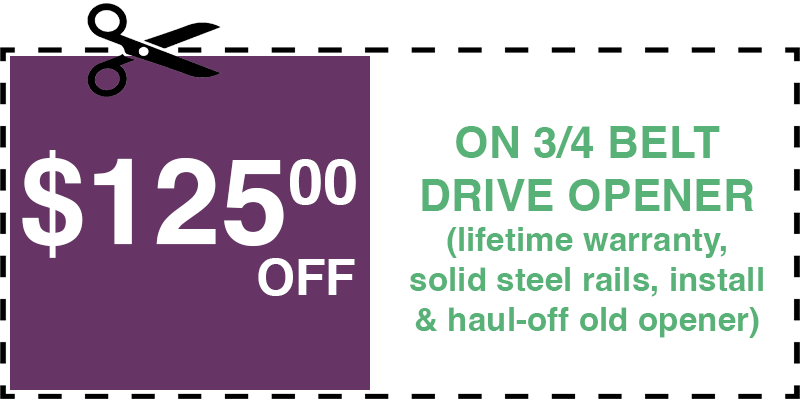 125 off garage door opener Melville